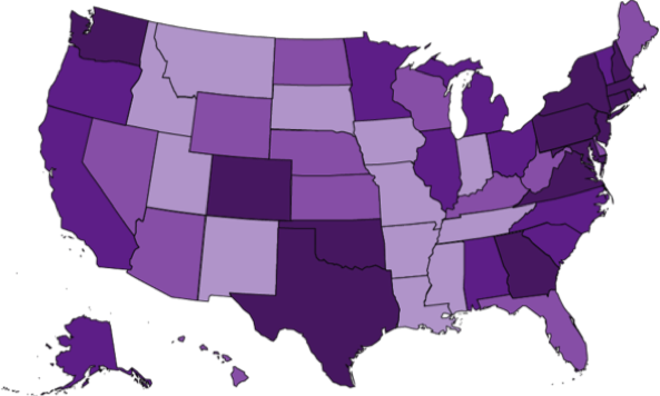 Annual Mean Wage of Property Managers by State